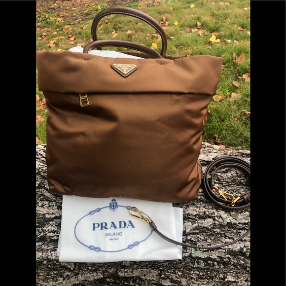 prada large nylon crossbody bag